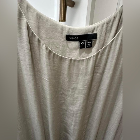 ❌Sold❌Vince drawstring maxi dress. EUC. Size extra small gray - Picture 2 of 3